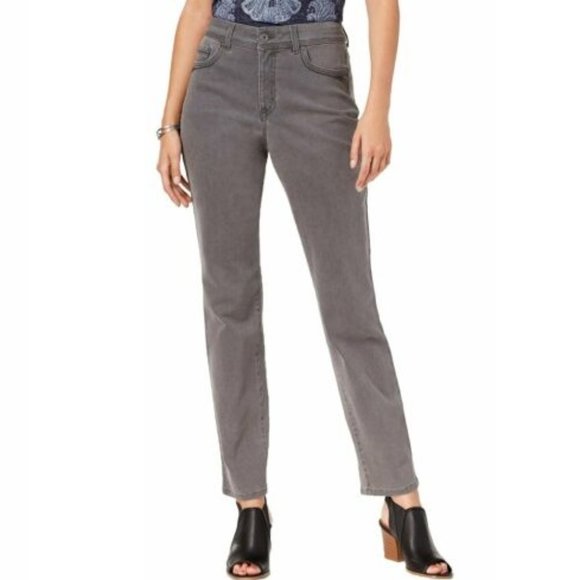 Style & Co Women Control Straight-Leg Fashion Jeans | Size - 18 | Whisper Grey - Picture 1 of 1